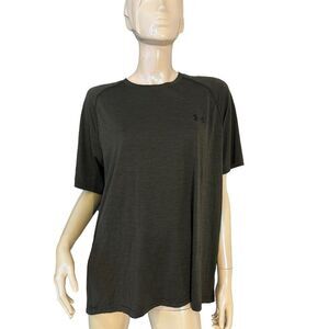 Men’s Green Under Armour Workout Exercise Shirt